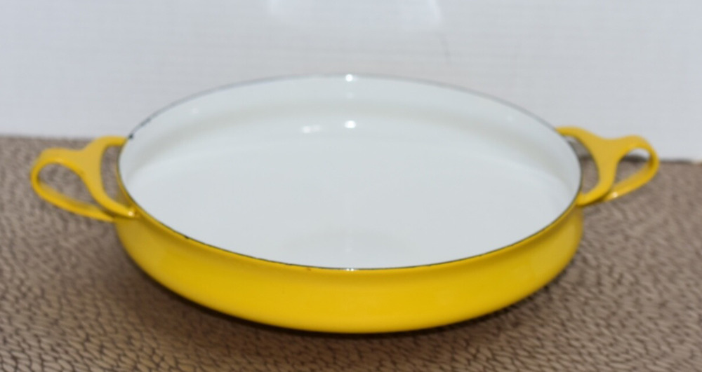 Dansk Designs France Quistgaard Kobenstyle Yellow 13” IHQ Paella Pan